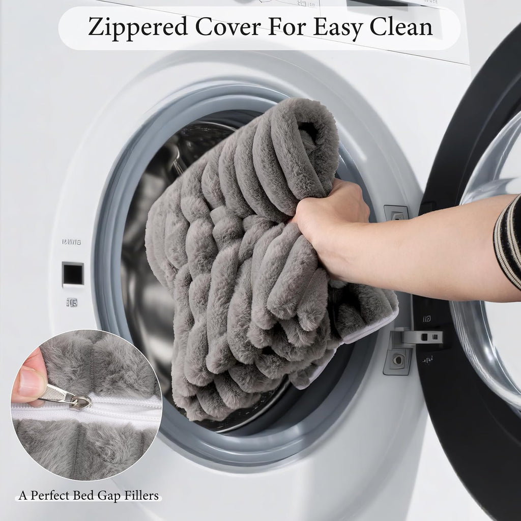 Headboard Pillow King, Triangular Wedge Pillow Headboard King, Cushion Headboards Reading Pillows, Backrest Pillows for Sitting in Bed or…