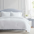 MarthaStewart Martha Stewart - Twin Duvet Cover Set, Crisp & Smooth Bedding with a Cotton Percale Lightweight Feel, Reversible 2 Piece Bed…