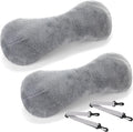 Colingmill 2 Pcs Neck Pillow for Recliner Headrest Pillow Bone Shaped Chair Plush with Adjustable Strap Neck Support and Curve Head Cushion…