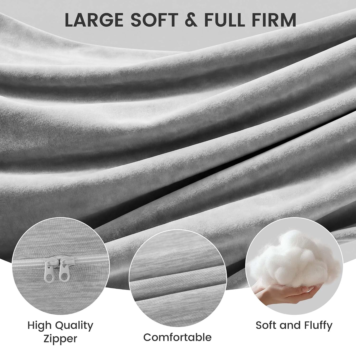 Jcickt Pregnancy Pillow for Sleeping,59 inch Maternity Pillow with Removable Washable Cover, J-Shaped Cooling Full Body Pregnant Pillow…