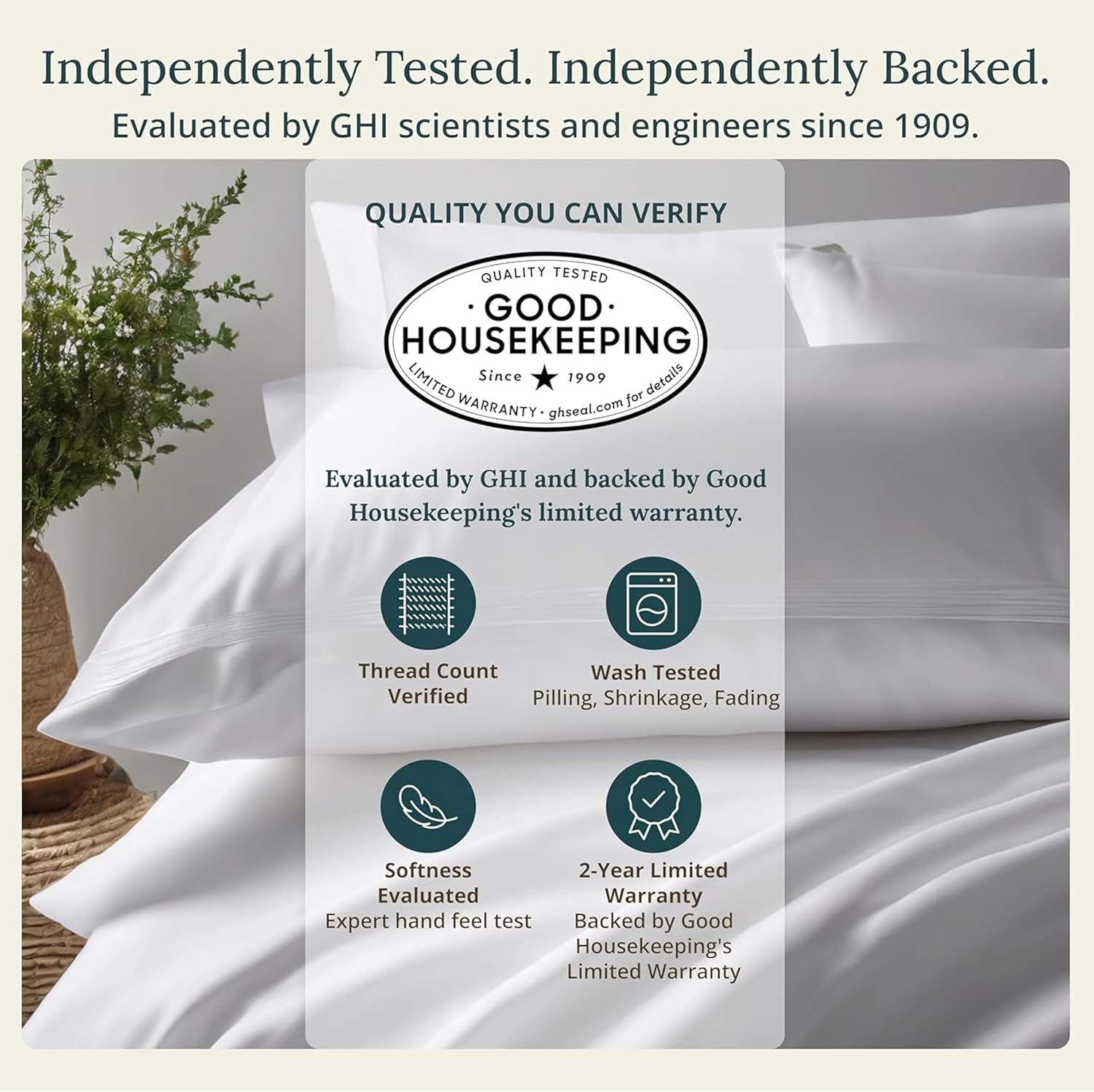 CaliforniaDesignDen California Design Den Soft 100% Organic Cotton Sheets Full Size Set with Deep Pockets - Crisp Percale, Breathable and D…