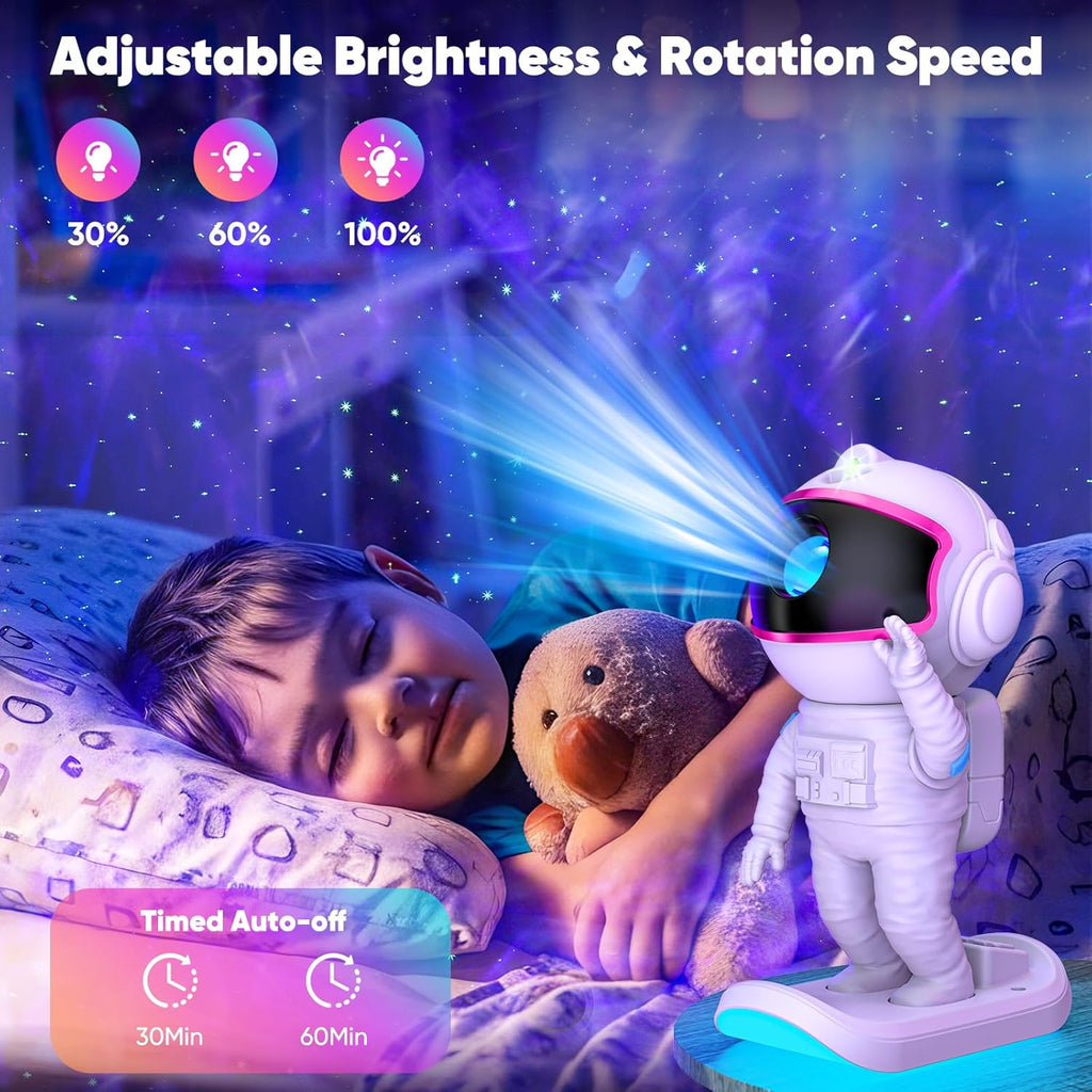 Astronaut Galaxy Projector, Star Projector Night Light with Timer and Remote for Bedroom, Kids Room Decor, Gifts for Adults, Teens…