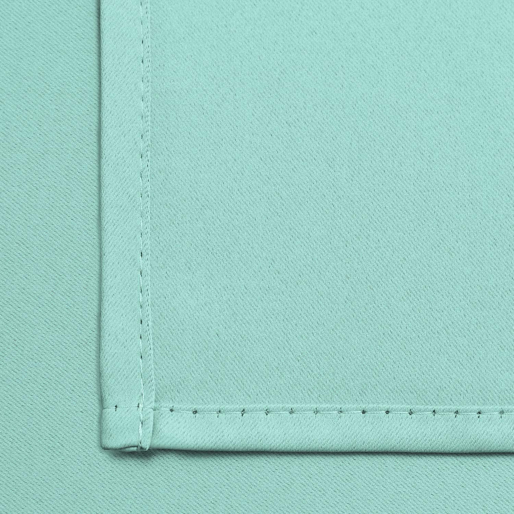 Yakamok 36 Inch Blackout Curtains Panels with Grommets, Aqua Room Darkening Thermal Insulated Window Drapes for Living Room/Bedroom, W52…