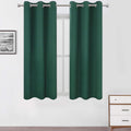 Lemomo Dark Green Bedroom Blackout Curtains/38 x 54 Inch Long/Set of 2 Curtain Panels/Thermal Insulated Room Darkening Curtains for Bedroom…