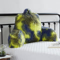 Bedriping Reading Pillow for Bed Adult - Faux Fur Backrest Pillow with Arms, Ergonomic Back Rest Pillow for Sitting Up in Bed, Fluffy Sit U…