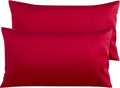 NTBAY Egyptian Cotton King Pillowcases - Set of 2, 500 Thread Count Cotton Pillowcases - Soft and Breathable Envelope Closure Pillow…