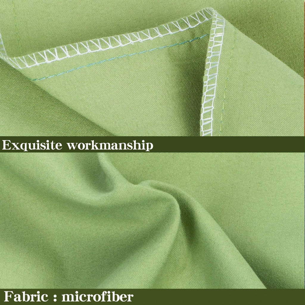 Ntbay King Pillowcase Set - 2 Pack Brushed Microfiber 20x36 Pillowcases - Soft, Wrinkle-Free, Fade-Resistant, Stain-Resistant, Sage Green P…