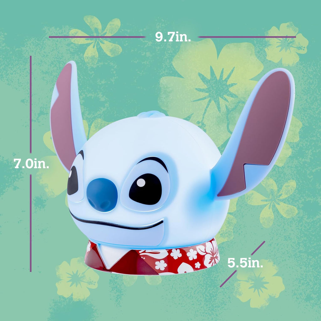 Disney Lilo and Stitch Squish Light, Night Light for Kids, USB Lamp, Battery Operated, Dimmable, Ideal for Bedroom, Playroom, Living…