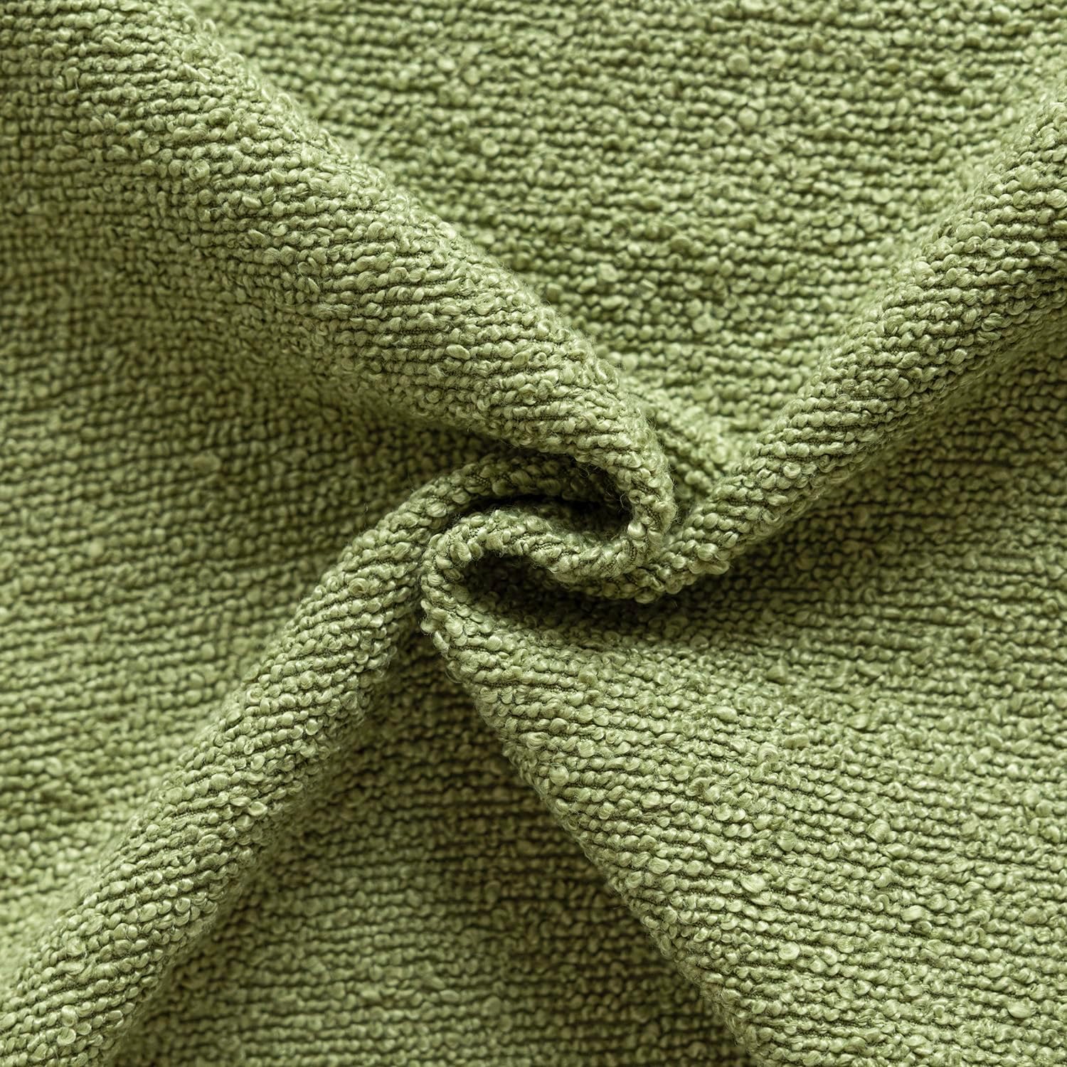 Foindtower Decorative Textured Boucle Throw Pillow Covers Accent Solid Pillow Cases Neutral Soft Cozy Couch Cushion Case for Chair Sofa…