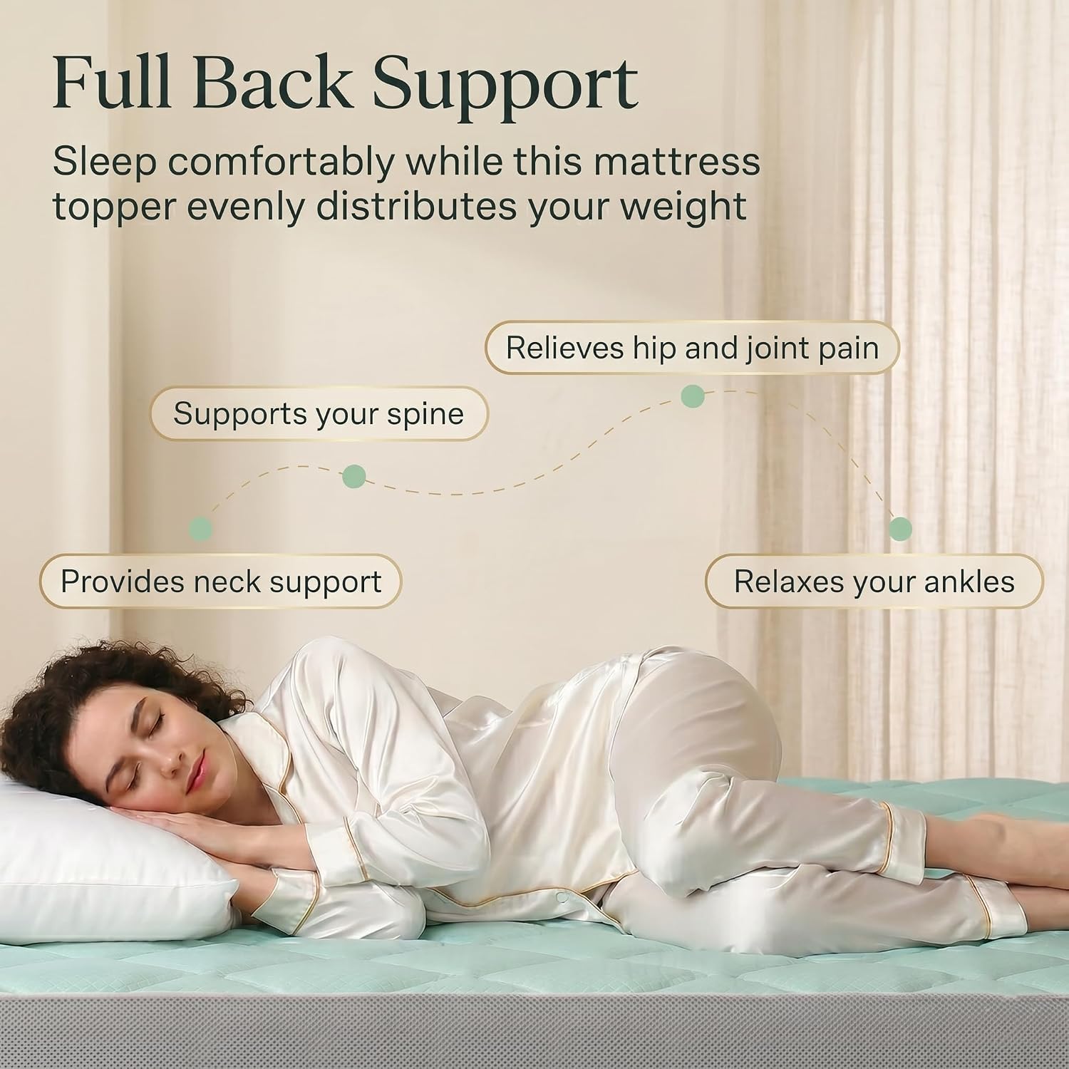 Novilla Twin 3 Inch Dual Layered Mattress Topper with 2 Inch Gel Memory Foam & 1 Inch Cooling Pillow Top Cover, Pressure Relieving Breathab…