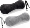 Colingmill 2 Pcs Neck Pillow for Recliner Headrest Pillow Bone Shaped Chair Plush with Adjustable Strap Neck Support and Curve Head Cushion…
