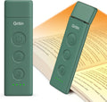 Gritin Book Light Rechargeable, Eye Caring 3-Color & 5-Brightness Clip on LED Reading Light for Books in Bed- Stepless Dimming, Long…