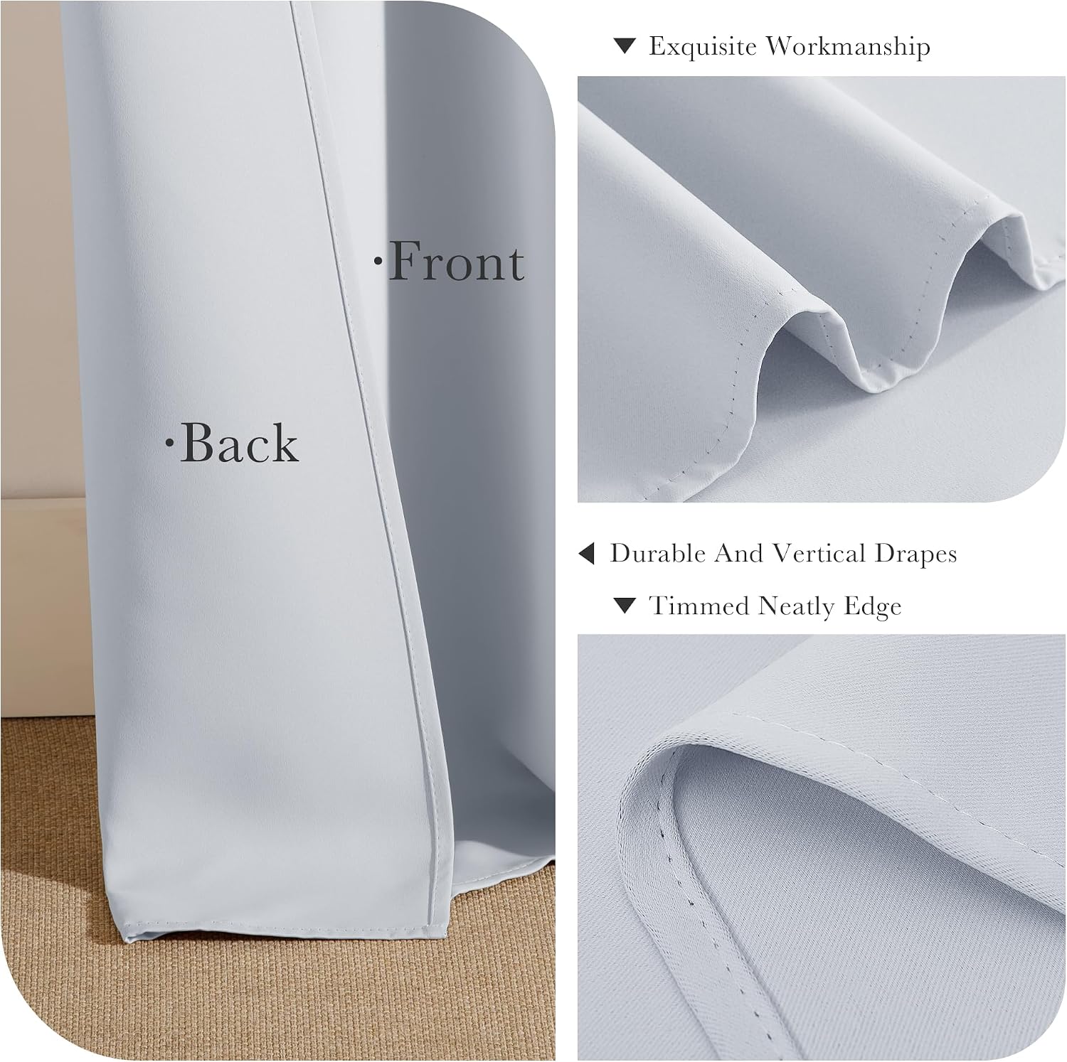 Ponydance PONY DANCE 60% Light Blocking Curtains 63 inch Long, Room Darkening Curtains for Bedroom, Thermal Insulated Drapes for Living Roo…
