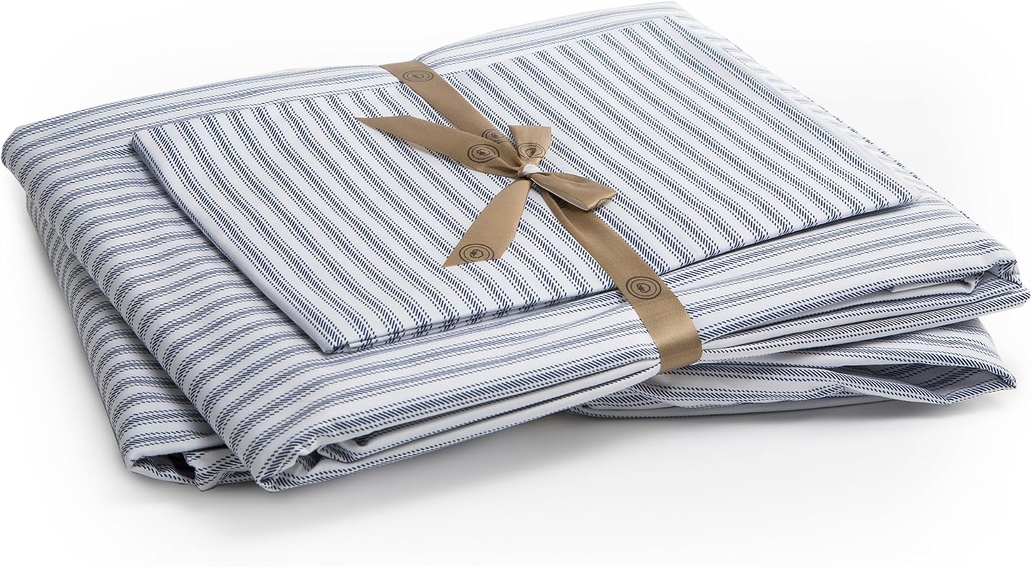 Perupima Peru Pima 415 Thread Count Percal Queen Sheet Set - 100% Peruvian Pima Cotton, 4 Piece (Flat, Fitted, 2 Pillowcases) - Cooling, Cr…