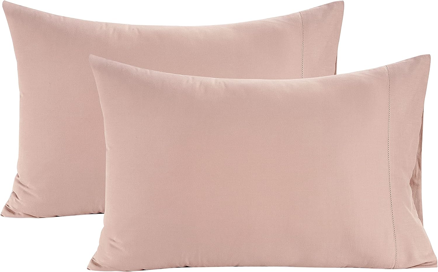 LaneLinen LANE LINEN Pillows Queen Size Set of 2 Soft 100% Egyptian Cotton Cool & Smooth Pillow Cases - Sepia Rose Cotton