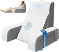 Kayfia Reading Pillow, 10 in 1 Back Pillow for Bed Sitting up with Detachable Arms Rest, Back Rest Pillow with Gel Memory Foam, for…