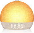 Aruqo Wake Up Light Sunrise Alarm Clock, White Noise Sound Machine with 30 Soothing Sounds, Dimmable Night Lights,, Snooze, Timer…