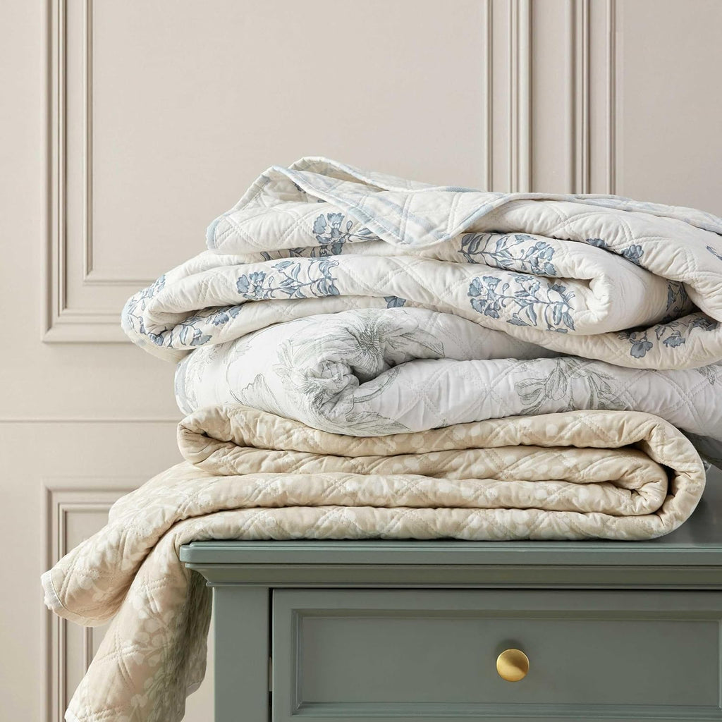 MarthaStewart Martha Stewart - Queen Duvet Cover Set, Cotton-Rich Plain Weave Bedding w/Matching Pillowcases, Lightweight for Year-Round Co…