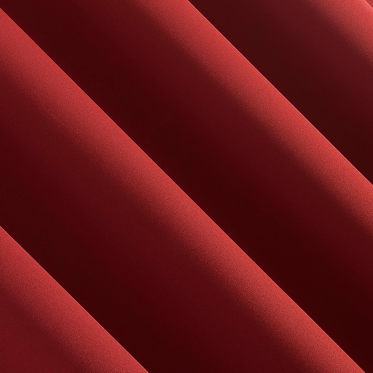 Sun Zero Oslo Theater Grade Extreme 100% Blackout Rod Pocket Curtain Panel, 52" x 95", Holiday Red