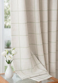 Threegirlshome THREE GIRLS Pinch Pleated Plaid Curtains Blackout Linen Gingham Green Curtains for Living Room, Bedroom Checkered 90 Inches L…