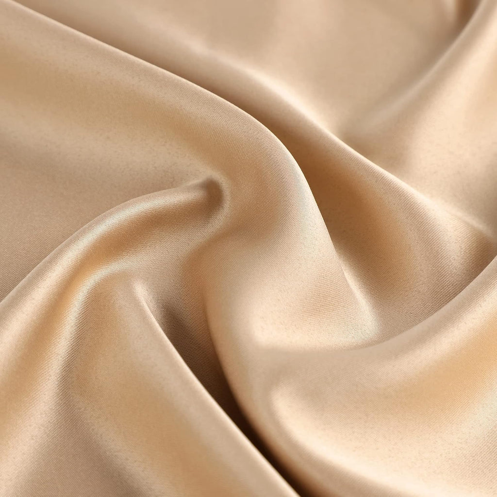 uxcell 2 Pack Silk Satin Pillowcase for Hair and Skin, Cool, Silky, Soft Breathable Pillow Cases Standard Size 20x26 Inch Sateen Pillowcase…