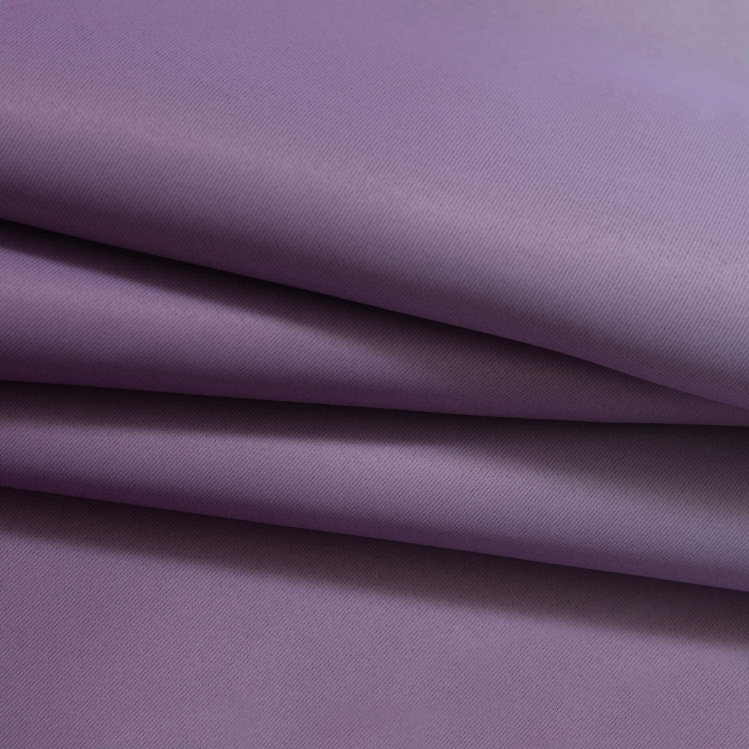 Yakamok Light Blocking Ombre Curtains, Greyish White and Purple Gradient Color Curtains, Room Darkening Grommet Window Drapes for Bedroom(P…