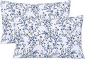 FEATHER & STITCH NEW YORK 100% Cotton 2 Piece King Pillow Cases, 300TC Ultra-Soft Pillowcases with Envelope Closure, Wrinkle- Fade- Stain…
