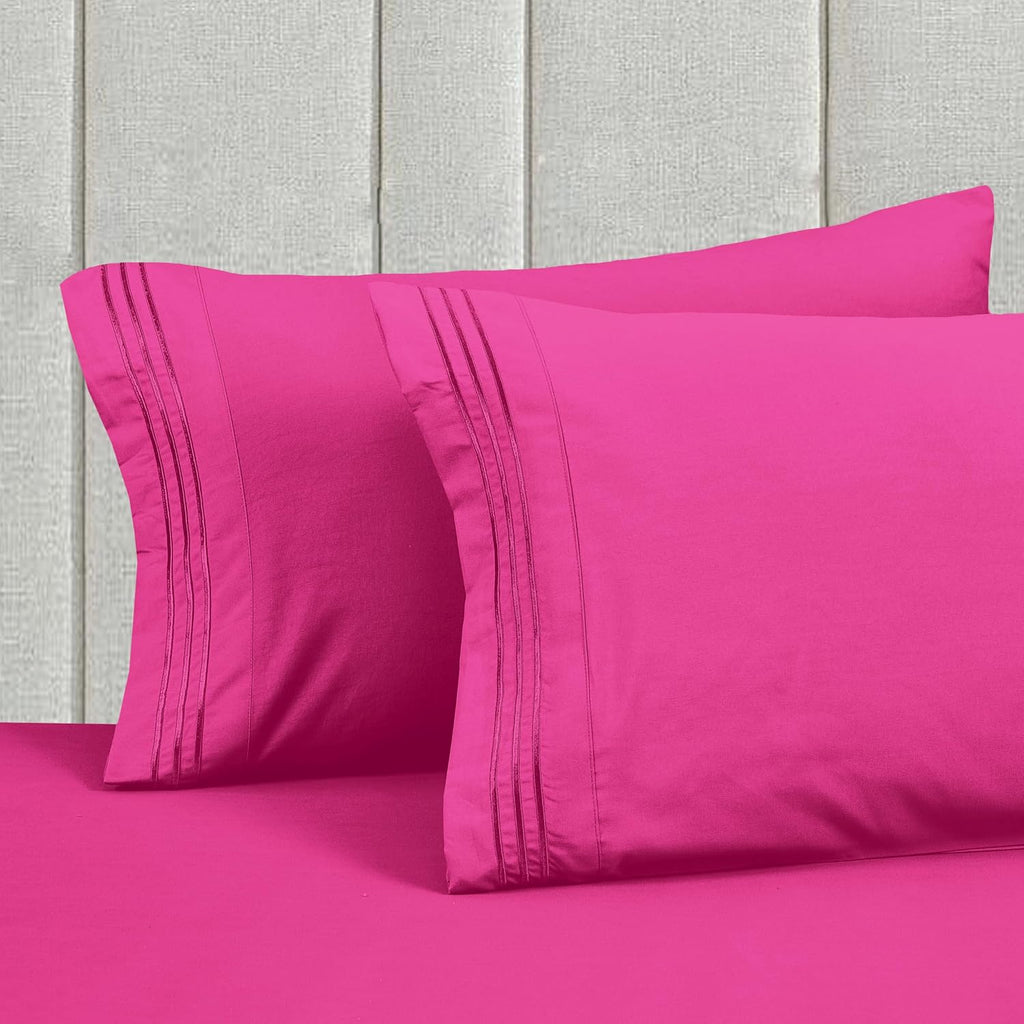 MocassiLuxuryBedding Mocassi Luxury 6-Piece Sheet Set, Ultra Soft 1800 Hotel Quality Microfiber Sheet Set, Fits Mattresses Up to 18 to 24 I…