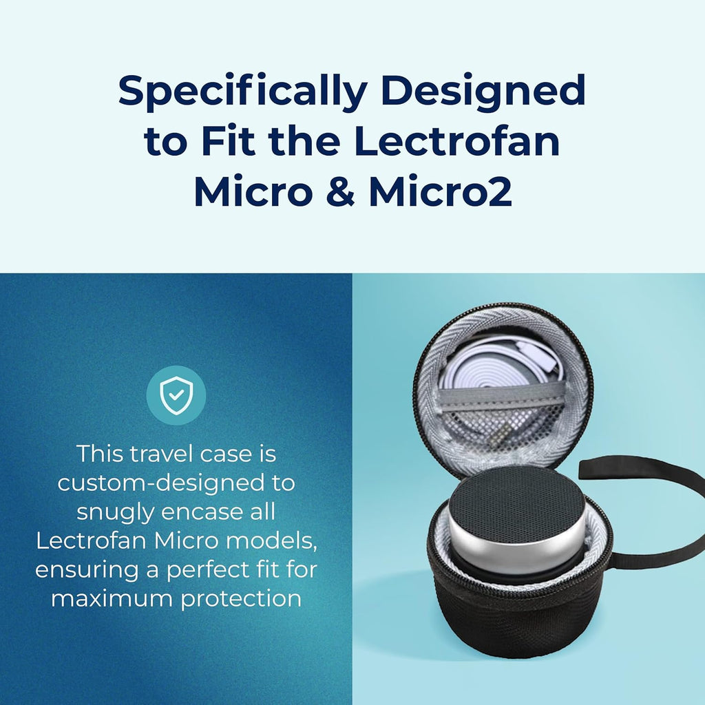 Adaptive Sound Technologies LectroFan Micro2 - Sound Machine for Sleep - Built-in Microphone - Noise-Masking - Precision Volume Settings…