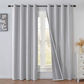 IGEMAEVE Blackout Curtains 108 Inches Long for Bedroom,100% Black Out Curtains 2 Panels Set, Thermal Insulated Room Darkening Drapes…