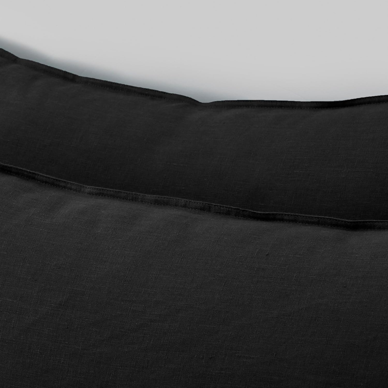 Chuffed Linen Pillowcases 2 Pack 100% Linen Standard Pillow Cases, Breathable and Cooling Washed Pillowshams with Zipper Closure, 20x30 Inc…