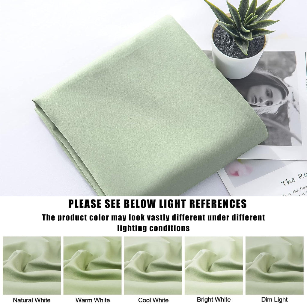 Body Cooling Pillow Cases Cover, Bamboo Rayon Green Body Pillowcases with Zipper Closure, Cool and Breathable Pillow Case for Hot…