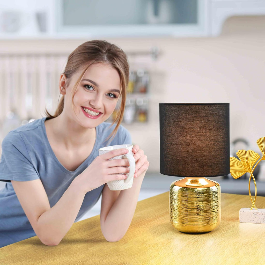Beno Small Table Lamp for Living Room as Bedside Table Lamp for Bedroom, Modern Ceramic Table Lamp, Kids Table Lamp, Night Table…