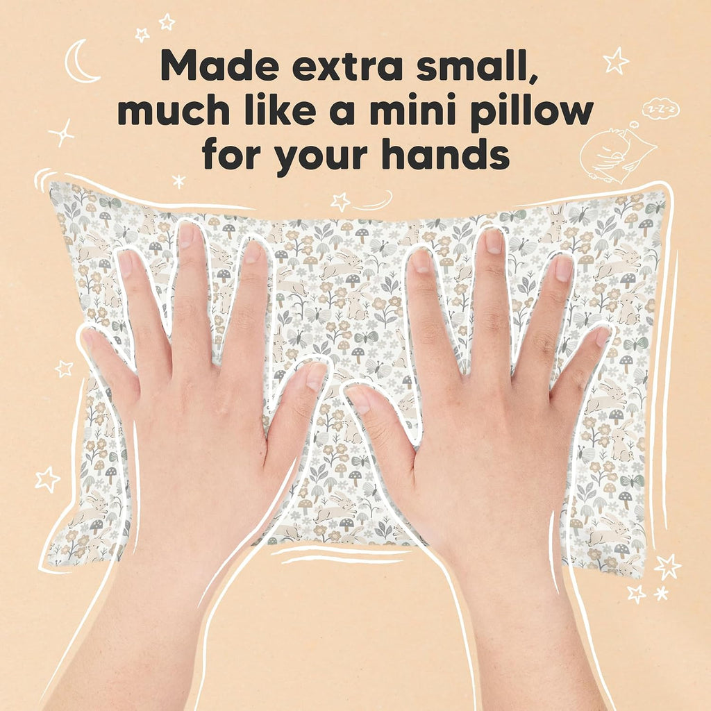 Mini Toddler Pillow with Pillowcase - 9x13 My Little Dreamy Travel Kids Pillow for Sleeping, Toddler Bed, Small, Tiny, Organic Cotton…