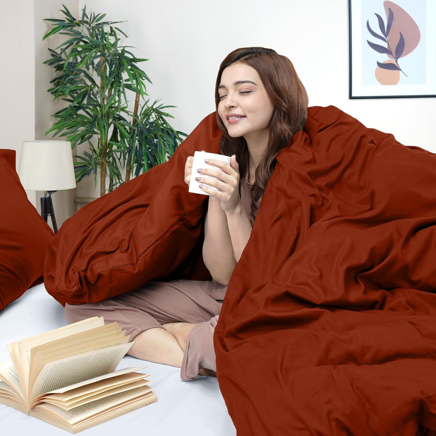 Utopia Bedding Duvet Cover Queen Size - 3 Piece with Zipper Closure - 1 Comforter Cover 90X90 Inches & 2 Pillow Shams 20X26 Inches…