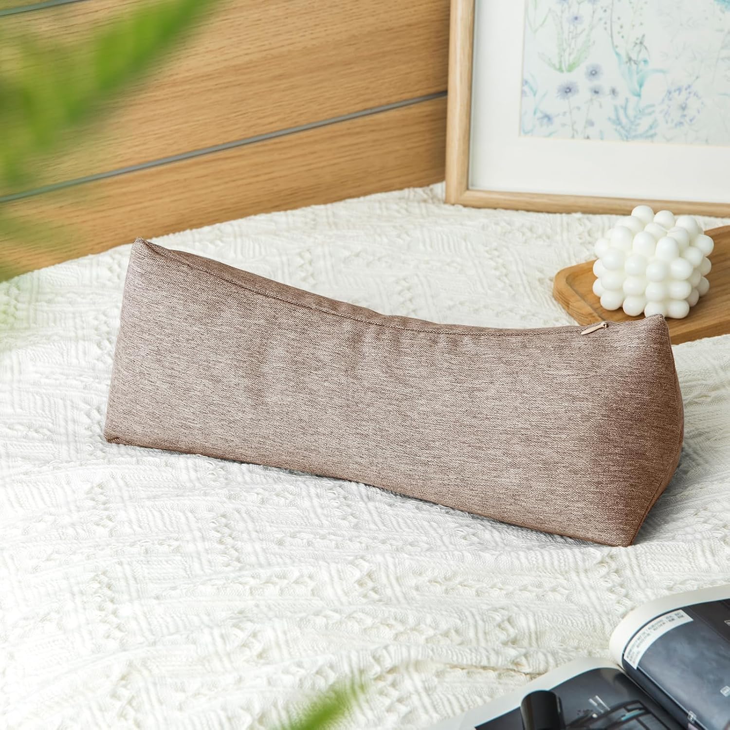 Gloryseason Buckwheat Neck Support Pillow Cervical Neck Cylinder Bolster Pillow, Buckwheat Hulls Adjustable Roll Pillow, Neck for Back and Si…