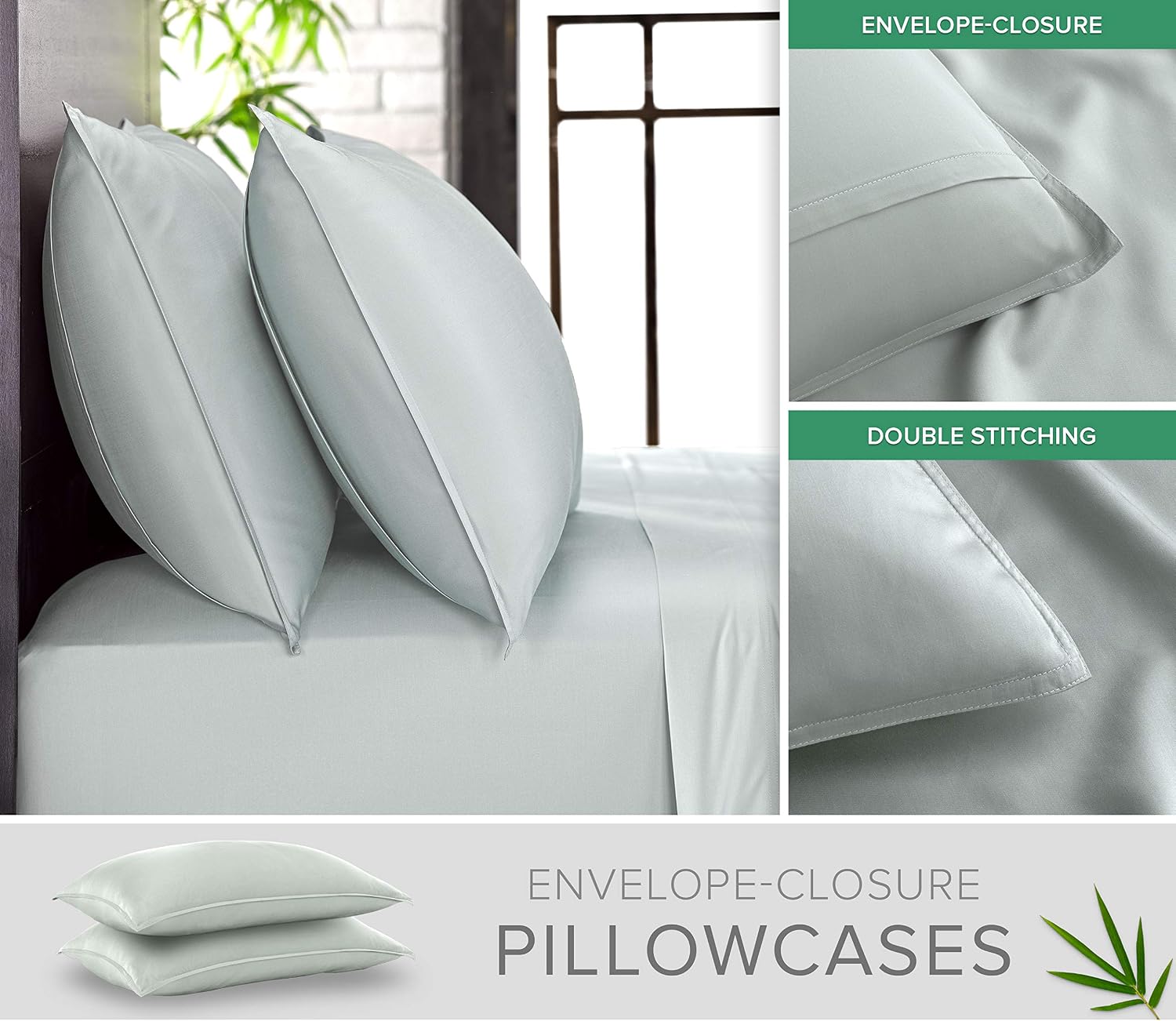 PureBamboo Pure Bamboo Twin XL Sheets, Genuine 100% Organic Viscose Derived from Bamboo Bed Sheet Set, Luxuriously Soft & Cooling, Double S…