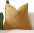 Foindtower Decorative Textured Boucle Throw Pillow Covers Accent Solid Pillow Cases Neutral Soft Cozy Couch Cushion Case for Chair Sofa…