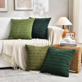 Fancy Homi 4 Packs Decorative Throw Pillow Covers for Living Room Couch Bed, Modern Farmhouse Boho Home Décor Accent Cushion Case, 28" x…