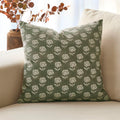 Domvitus Floral Pillow Covers 24x24 Throw Pillow Covers Decorative Farmhouse Block Floral Print Vintage Pillow Cover for Living Room Couch…