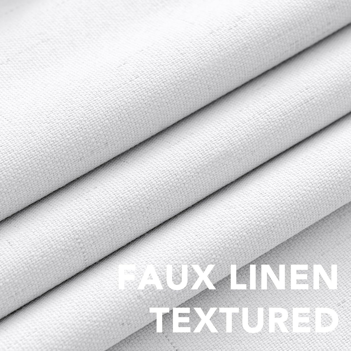 H.VERSAILTEX 100% Blackout Curtains for Bedroom Thermal Insulated Linen Textured Curtains Heat and Full Light Blocking Drapes Living Room…