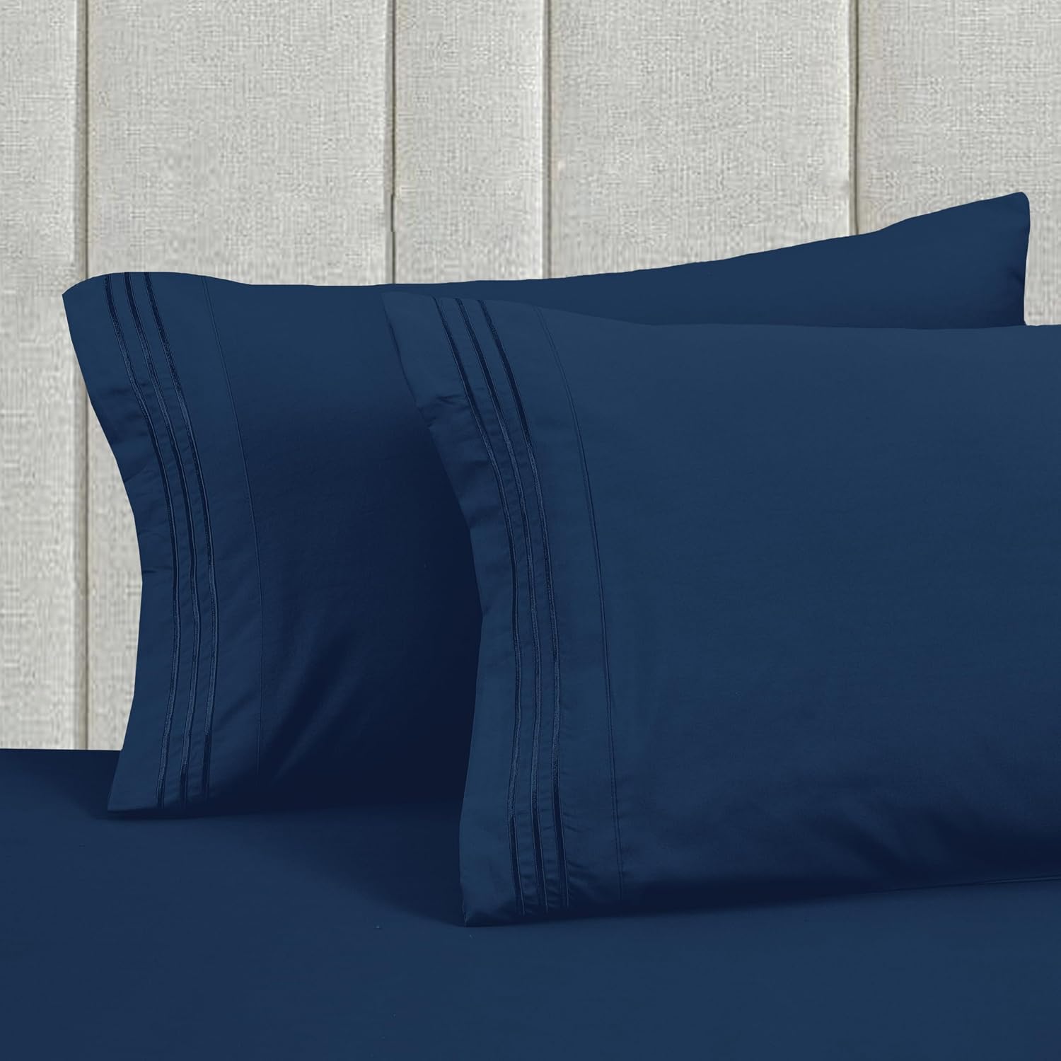 MocassiLuxuryBedding Mocassi Luxury 6-Piece Sheet Set, Ultra Soft 1800 Hotel Quality Microfiber Sheet Set, Fits Mattresses Up to 18 to 24 I…