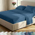 CaliforniaDesignDen California Design Den Soft Split King 100% Cotton Sheet Sets, 400 TC Good Housekeeping Award Winner, Silky Sateen Weave…