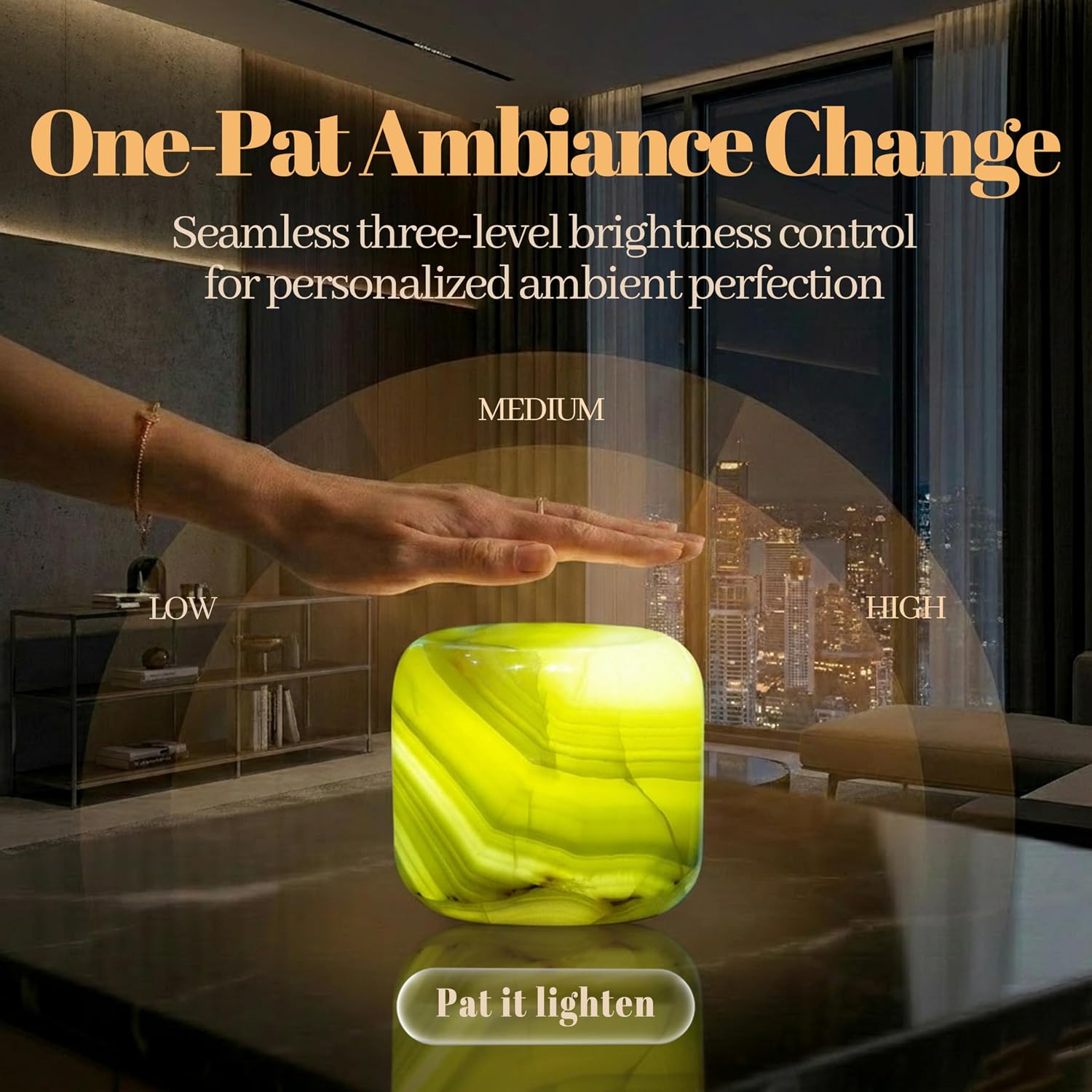 Marmor Marble Lamp Table Lamp Unique Stone Lamp Touch Lamp Pat Lamp Type-C 3 Way Bedside Lamps Ambient Light Bedroom Night Stands Small Nig…