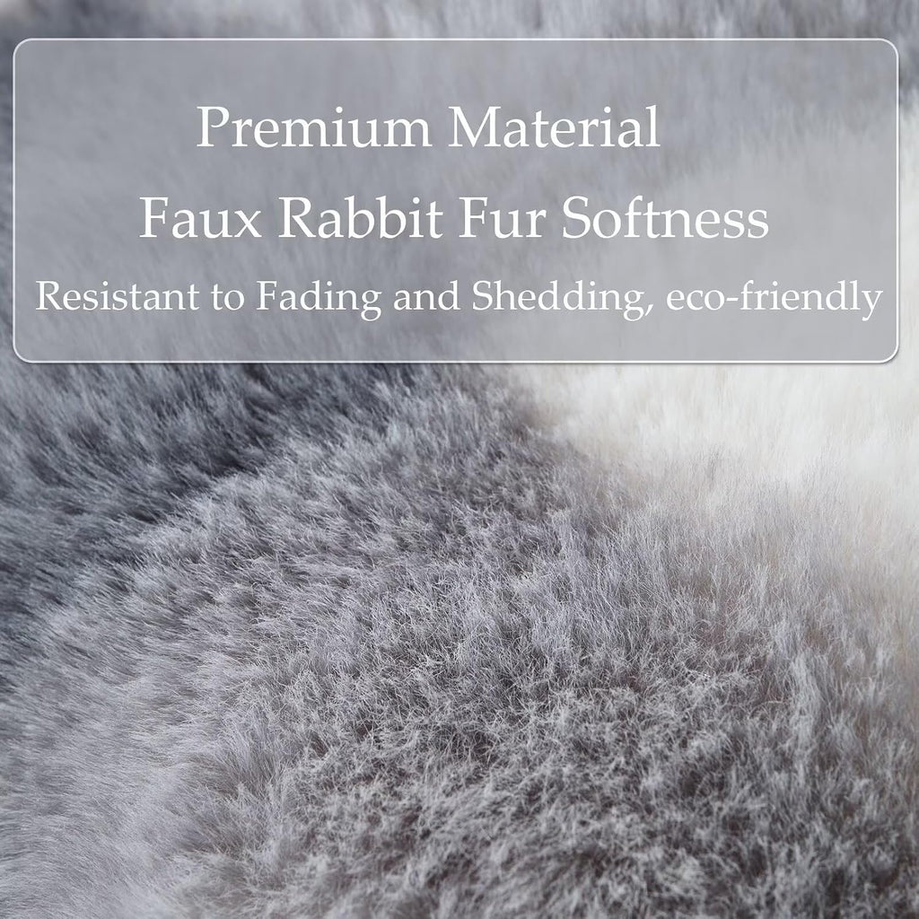 20"x54"Luxury Shaggy Faux Fur Body Pillow Cover, Bubble Fluffy Plush Bed Body Pillowcase with Zipper Closure, Soft Decorative Plush Long…