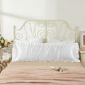 HommxJF White Satin Pillowcases Body Pillow for Hair and Skin, White Body Pillow Silk Pillowcase with Envelope Closure Princess Room Decorat…