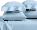 BareHome Bare Home Microfiber King Pillowcase Set of 4 - Light Blue, 20x40 Blue