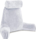 HusbandPillow Husband Pillow Medium Reading Pillow with Arms - 23" Backrest for Sitting Up in Bed - Firm Support Bed Rest Pillow for Adults…
