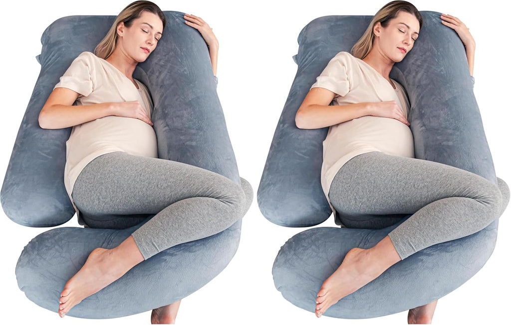 Cute Castle Pregnancy Pillows, Soft U-Shape Maternity Pillow with Removable Cover - Full Body Pillows for Adults Sleeping - Pregnancy…