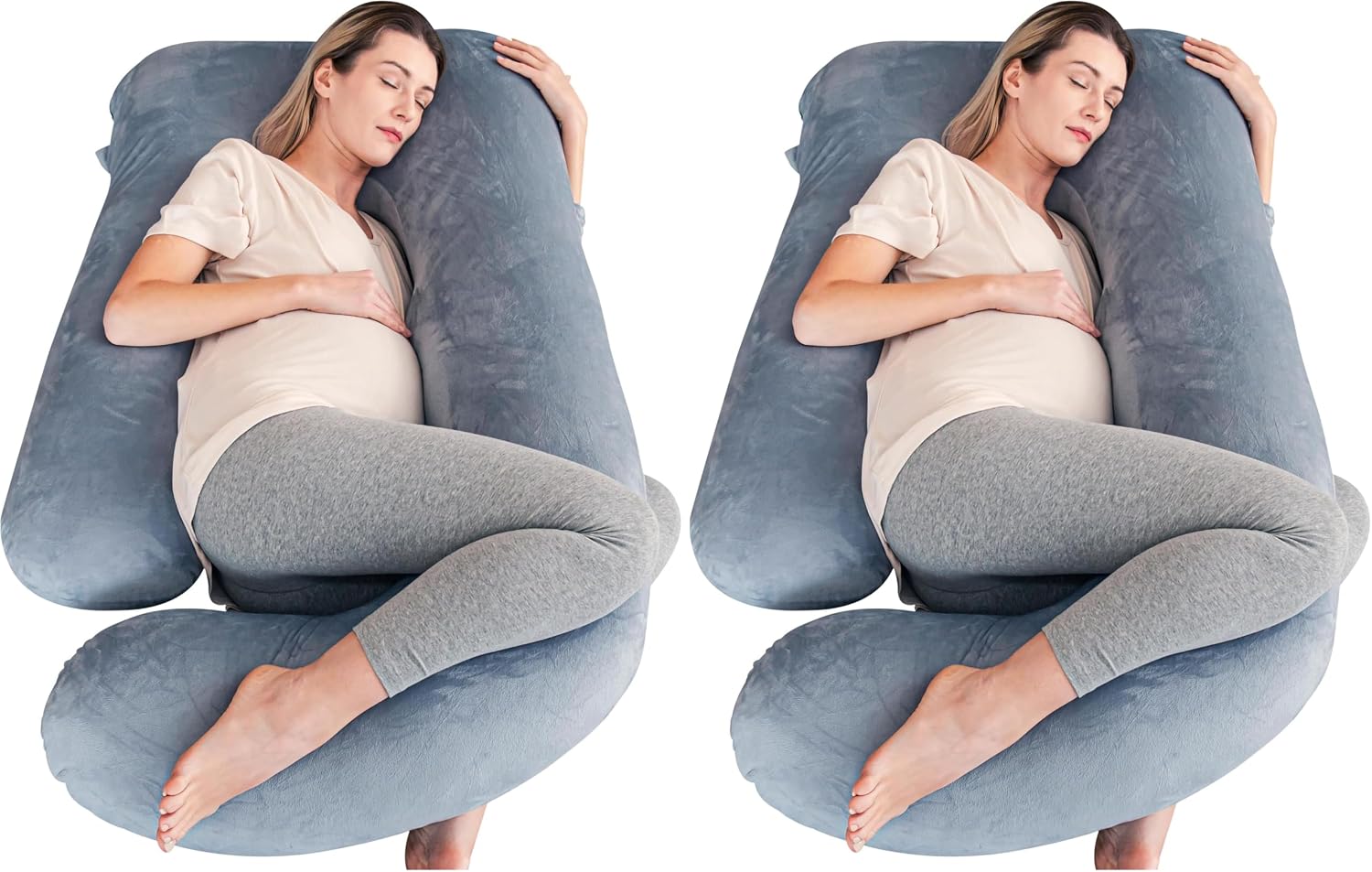 Cute Castle Pregnancy Pillows, Soft U-Shape Maternity Pillow with Removable Cover - Full Body Pillows for Adults Sleeping - Pregnancy…